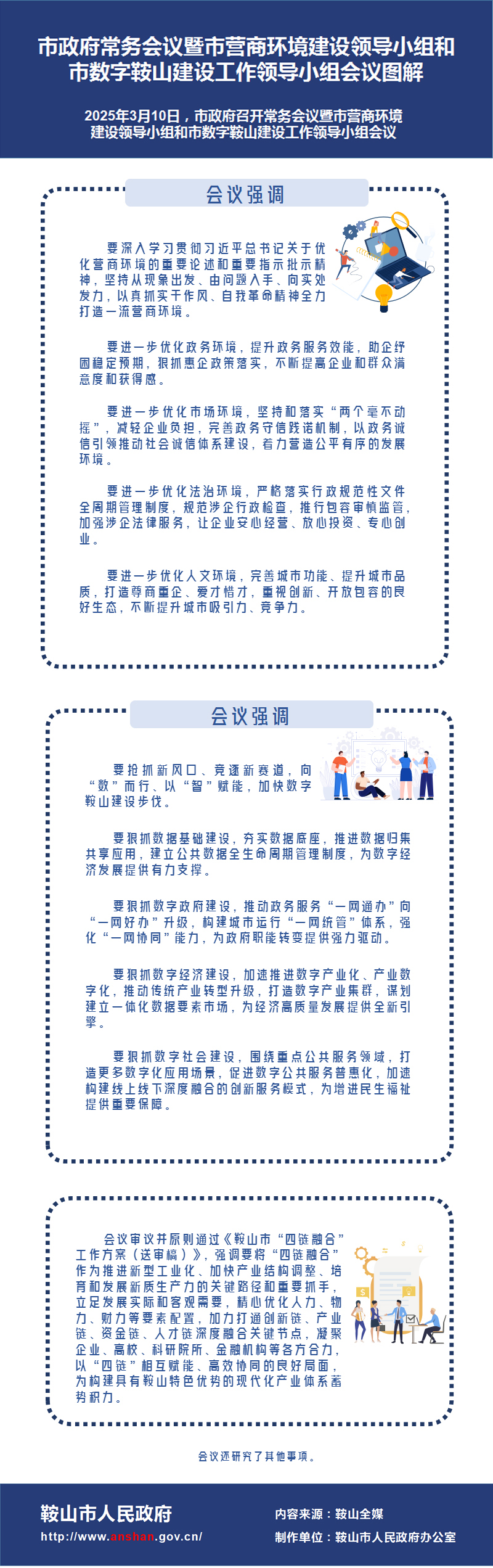 图解：3月10日市政府常务会议暨市营商环境建设领导小组和市数字鞍山建设工作领导小组会议-常务会议图解-鞍山市人民政府