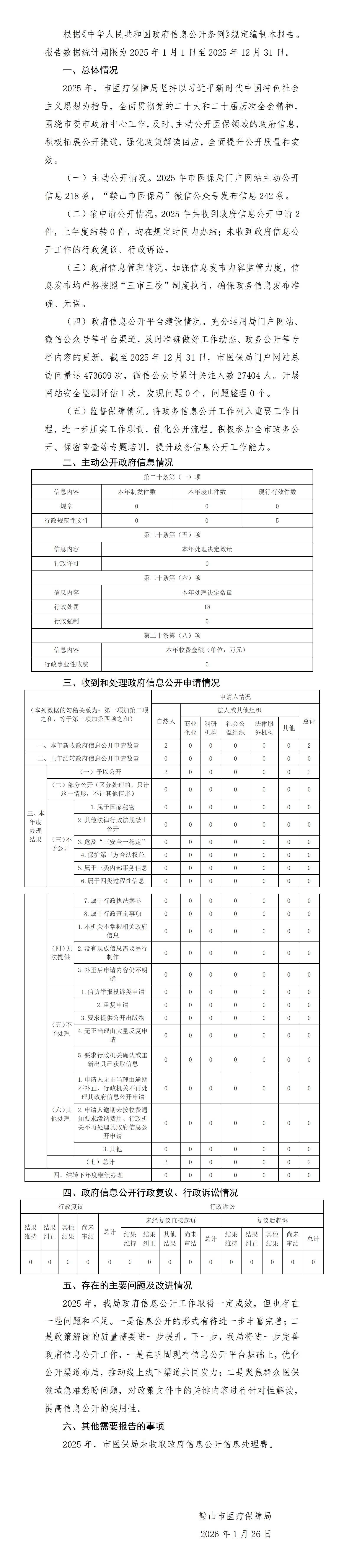 鞍山市医疗保障局2025年政府信息公开工作年度报告_01.jpg