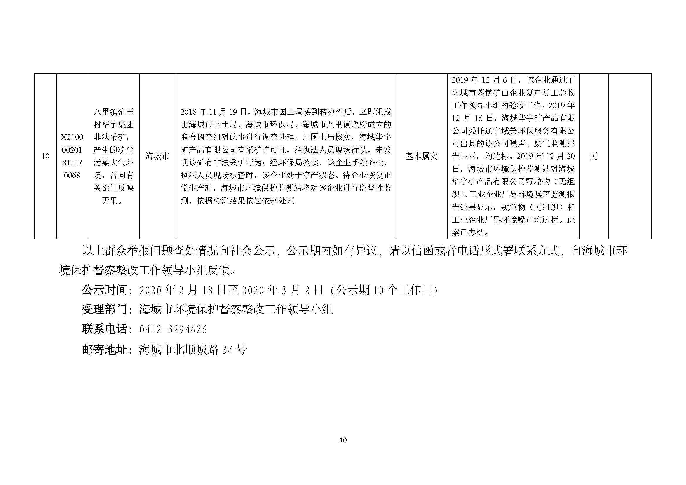 辽宁省海城市中央生态环保督察拟销号群众举报问题查处情况公示第二十批_页面_10.jpg